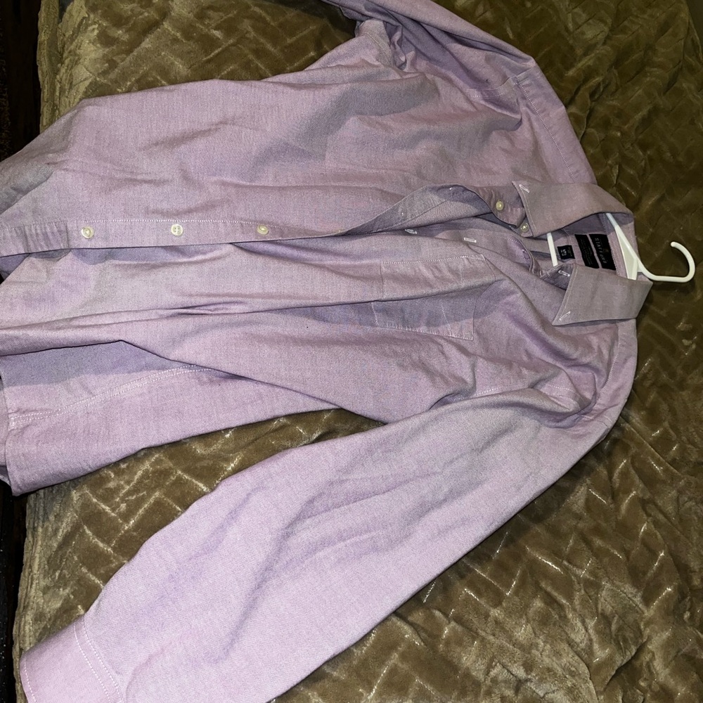 Stafford Lavender Oxford Shirt